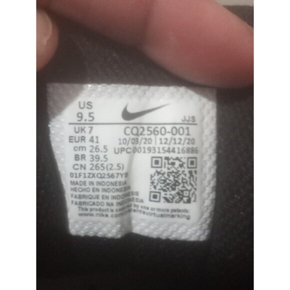 Nike Womens Air Max 90 CQ2560-001 Black Running Shoes Sneakers Size 9.5 - Picture 2 of 13